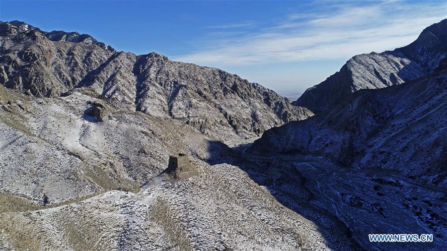 CHINA-NINGXIA-HELAN MOUNTAIN-WINTER SCENERY (CN)