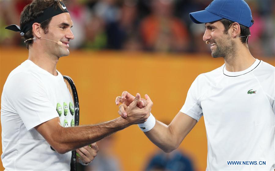 (SP)AUSTRALIA-MELBOURNE-AUSTRALIAN OPEN 2018-KIDS TENNIS DAY