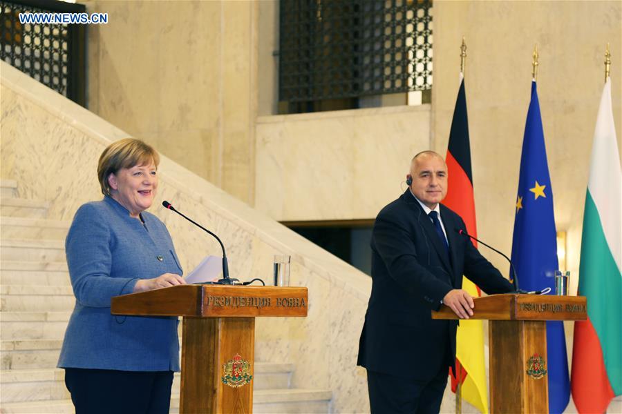 BULGARIA-GERMANY-DIPLAMOCY-MERKEL-VISIT