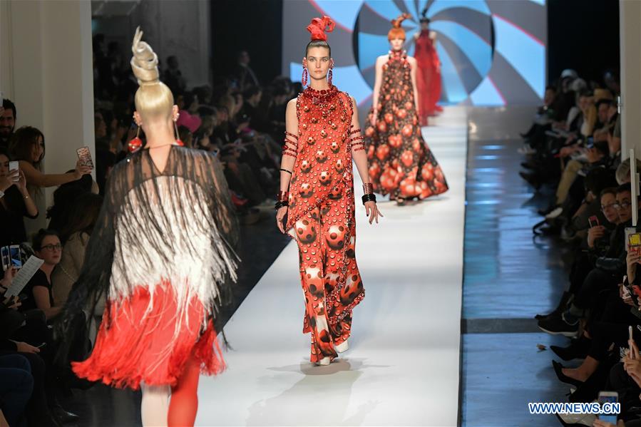 FRANCE-PARIS-FASHION WEEK-HAUTE COUTURE-JEAN PAUL GAULTIER