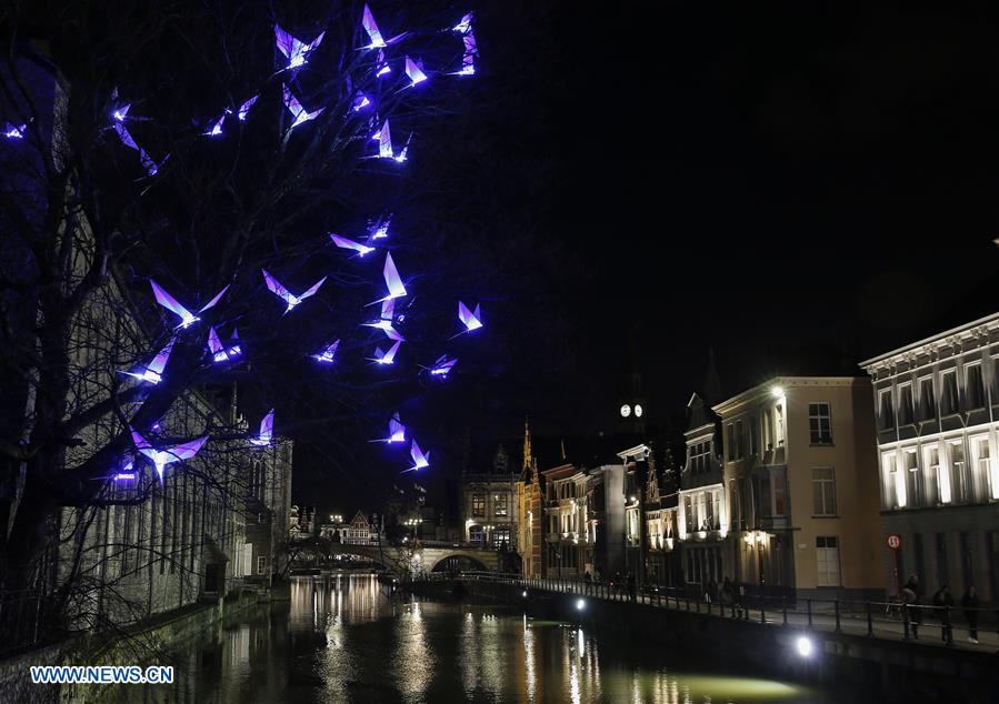 BELGIUM-GHENT-LIGHT FESTIVAL