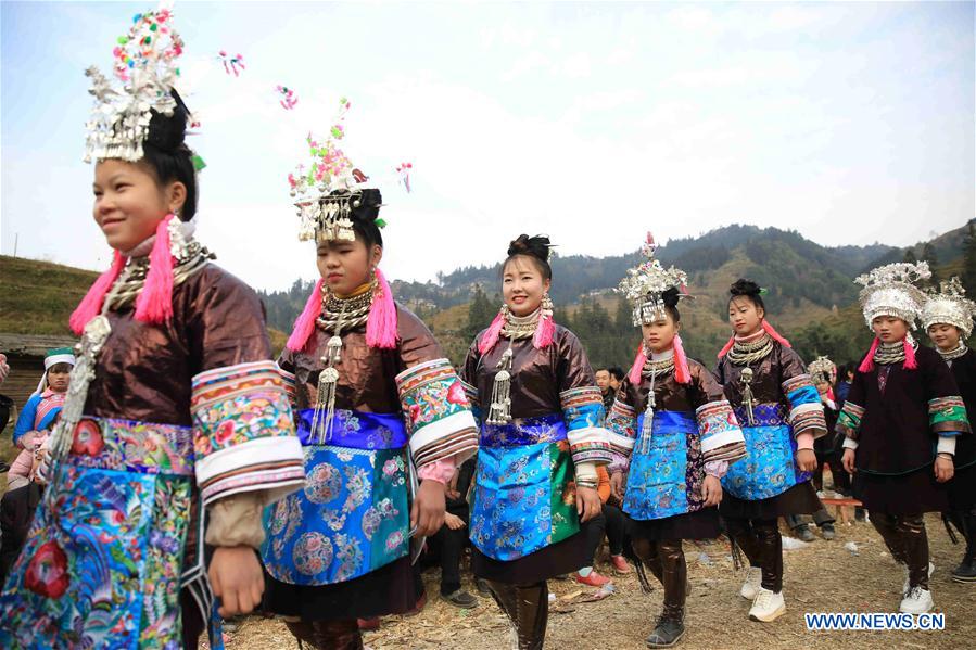 # CHINA-GUIZHOU-MIAO ETHNIC GROUP-CELEBRATION-SPRING(CN)