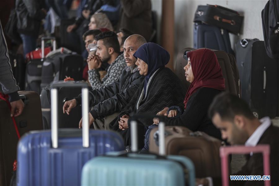 MIDEAST-GAZA STRIP-RAFAH CROSSING-OPENING