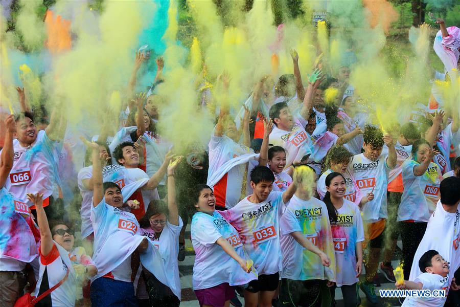 PHILIPPINES-QUEZON CITY-COEXIST COLOR BUDDY RUN