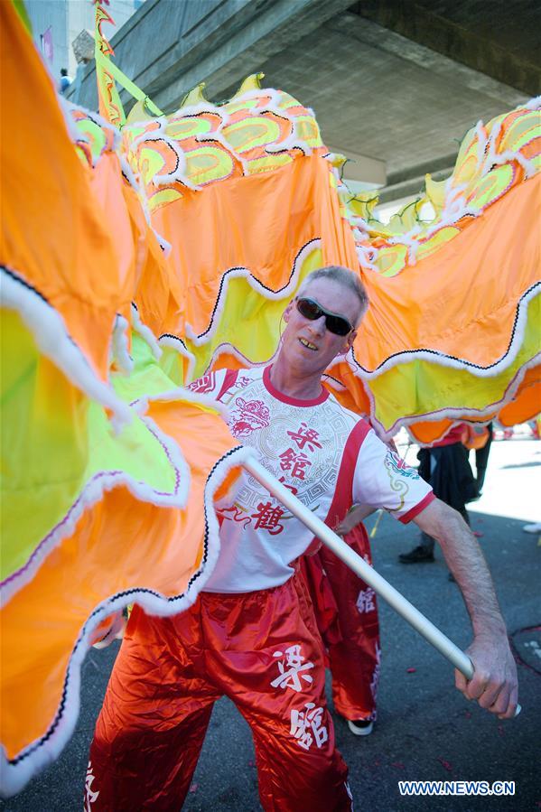 U.S.-SAN FRANCISCO-CHINESE SPRING FESTIVAL-DRAGON PRADE