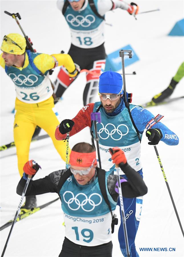 (SP)OLY-SOUTH KOREA-PYEONGCHANG-BIATHLON-MEN'S 15KM MASS START