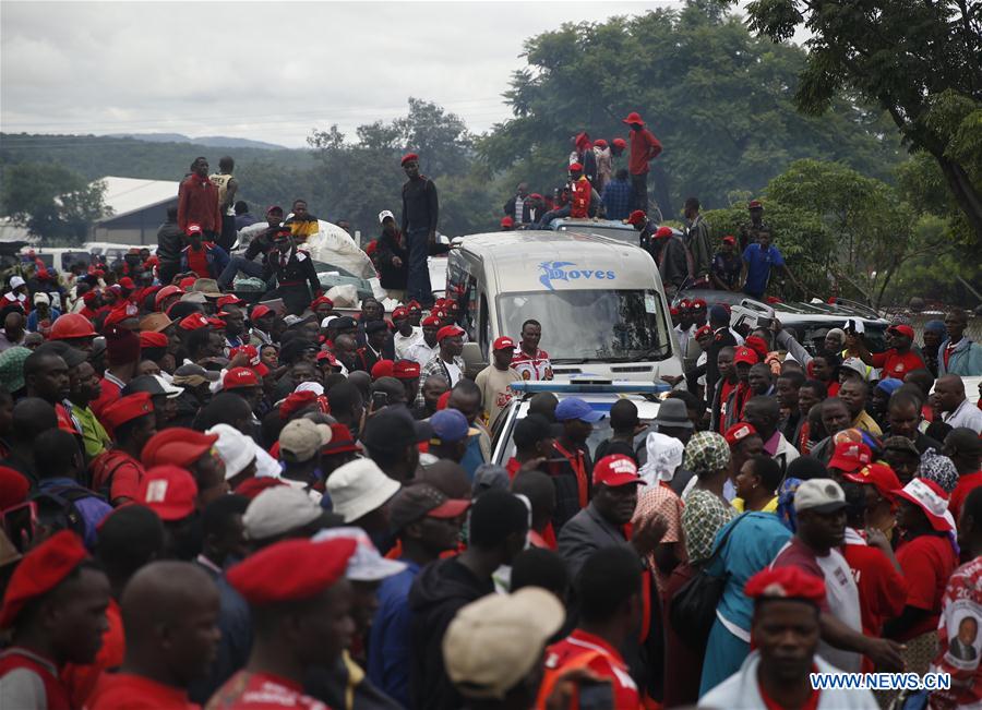 ZIMBABWE-BUHERA-TSVANGIRAI-BURIAL