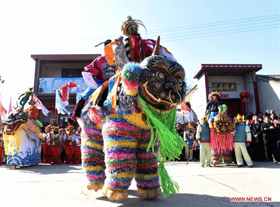 #CHINA-SHANXI-STILTS-PERFORMANCE (CN)