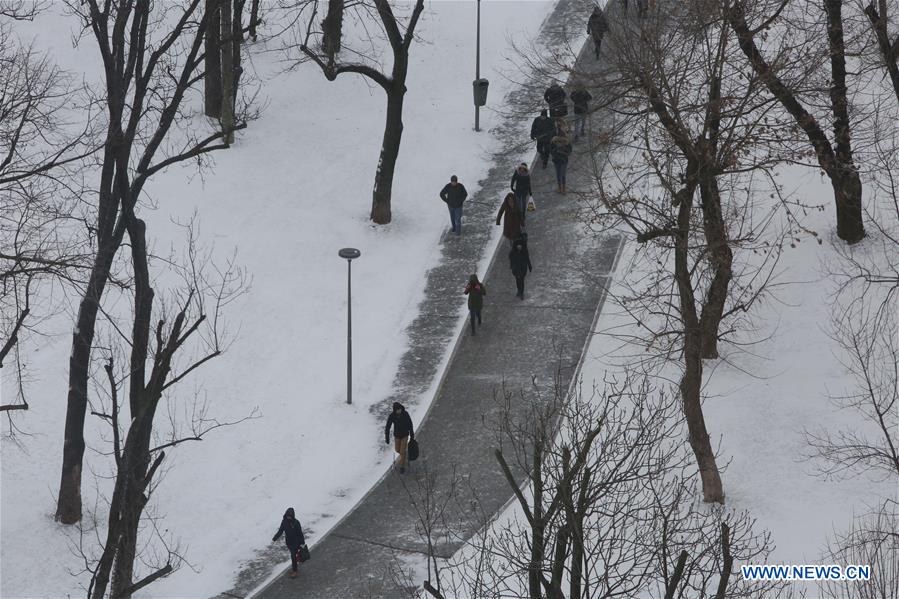 ROMANIA-BUCHAREST-COLD