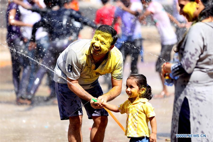 MYANNMAR-YANGON-HOLI FESTIVAL