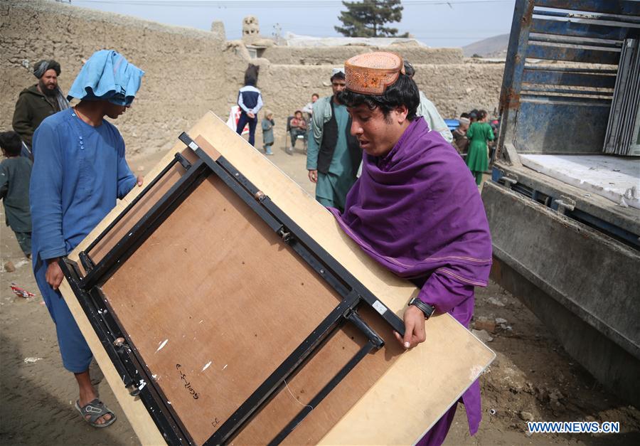 AFGHANISTAN-KABUL-CHINA-AIDS-DISPLACED CAMP