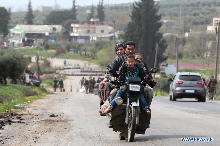 SYRIA-AFRIN-CHECKPOINT-CIVILIANS