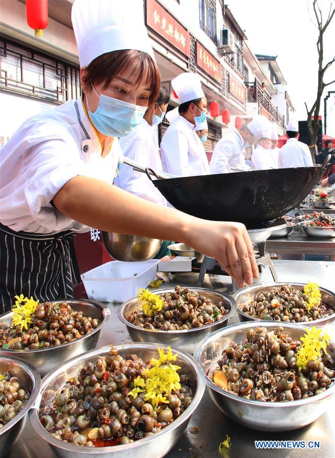 #CHINA-JIANGSU-RIVER SNAIL-GOURMET-FESTIVAL (CN)