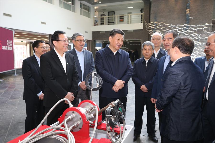 CHINA-BEIJING-XI JINPING-PKU-INSPECTION(CN)