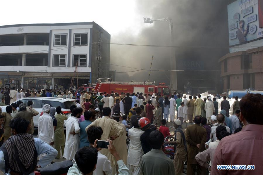 PAKISTAN-LAHORE-FIRE