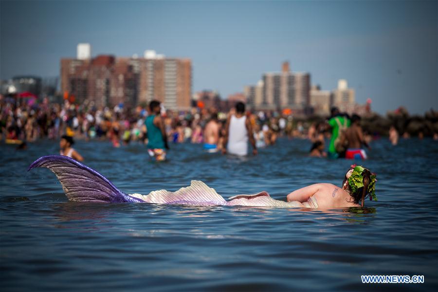 U.S.-NEW YORK-MERMAID PARADE