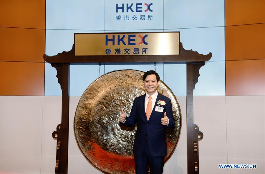 #CHINA-HONG KONG-XIAOMI-LISTING CEREMONY(CN*)