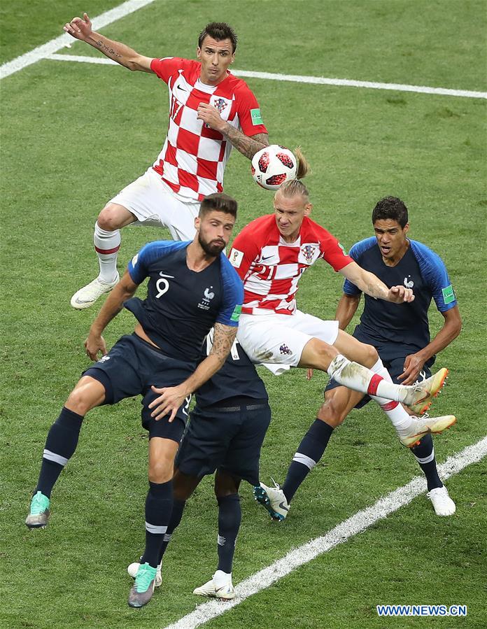 (SP)RUSSIA-MOSCOW-2018 WORLD CUP-FINAL-FRANCE VS CROATIA