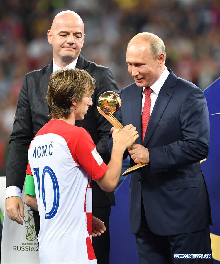 (SP)RUSSIA-MOSCOW-2018 WORLD CUP-FINAL-FRANCE VS CROATIA