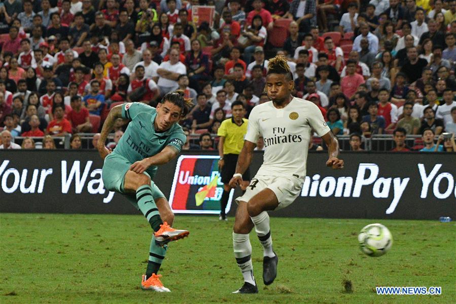 (SP)SINGAPORE-SOCCER-INTERNATIONAL CHAMPIONS CUP-ARSENAL VS PARIS SAINT-GERMAIN