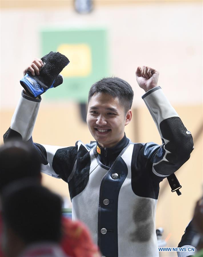 (SP)INDONESIA-PALEMBANG-ASIAN GAMES-SHOOTING-MEN'S 10M AIR RIFLE