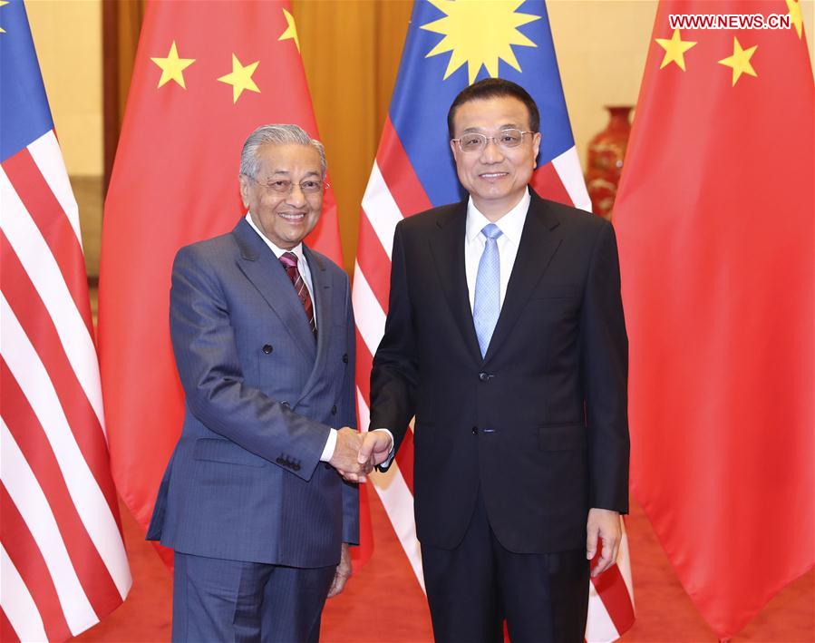 CHINA-BEIJING-LI KEQIANG-MALAYSIA-MAHATHIR MOHAMAD-TALKS (CN)