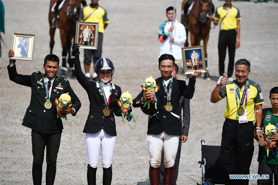 (SP)INDONESIA-JAKARTA-ASIAN GAMES 2018-EQUESTRIAN-EVENTING TEAM