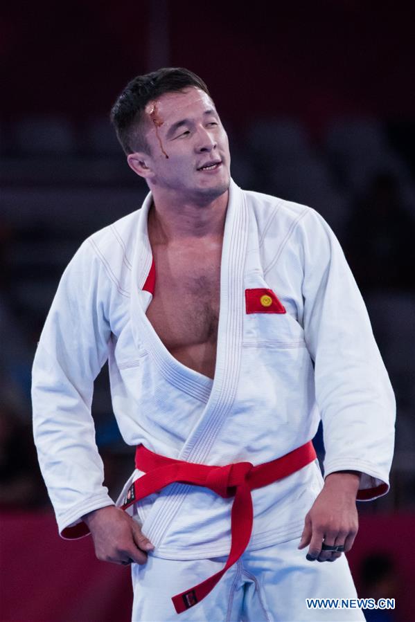 (SP)INDONESIA-JAKARTA-ASIAN GAMES-JU-JITSU-77KG