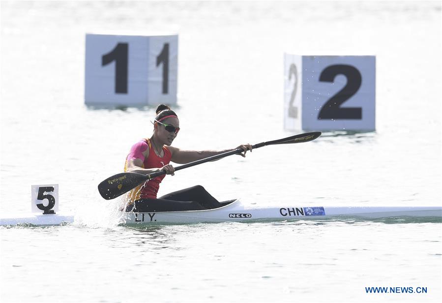 (SP)INDONESIA-PALEMBANG-ASIAN GAMES-WOMEN'S KAYAK SINGLE 500M