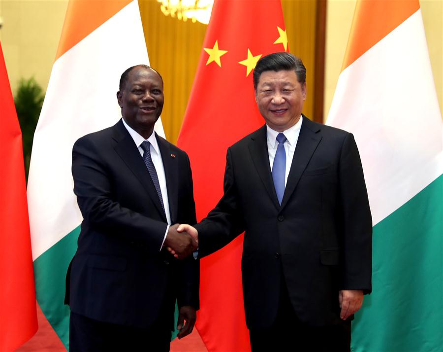 CHINA-BEIJING-XI JINPING-COTE D’IVOIRE-PRESIDENT-TALKS (CN)