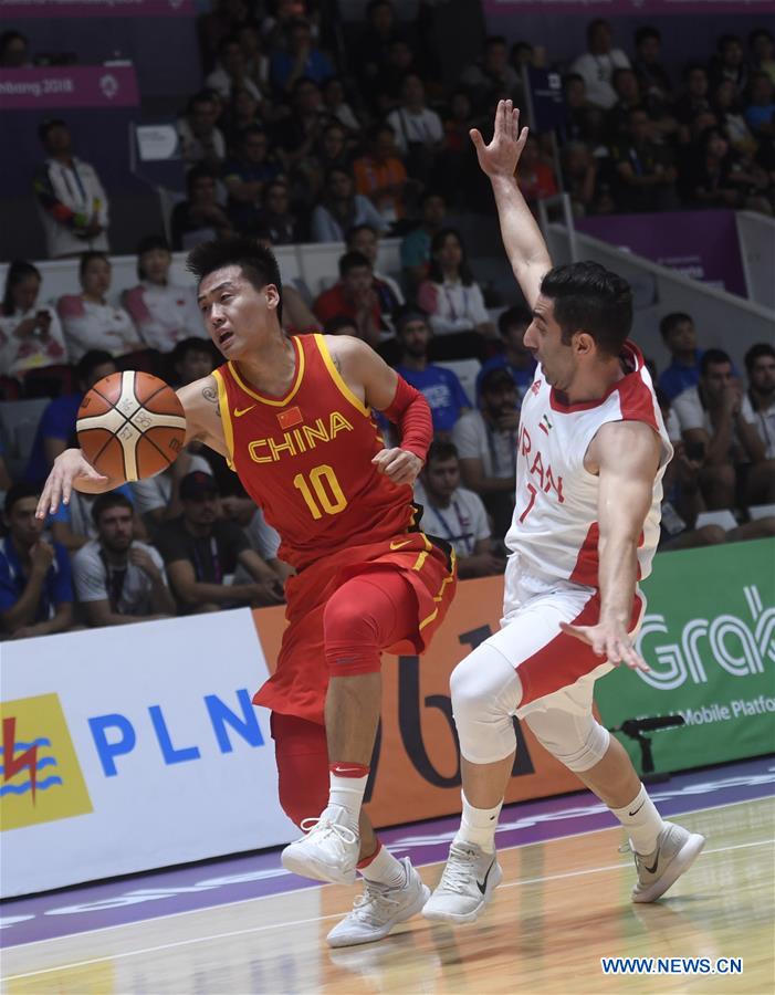 (SP)INDONESIA-JAKARTA-ASIAN GAMES-MEN'S BASKETBALL FINAL-CHINA VS IRAN