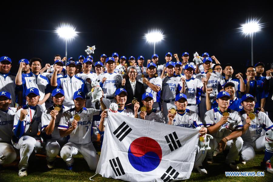 (SP)INDONESIA-JAKARTA-ASIAN GAMES-BASEBALL-MEN'S FINAL