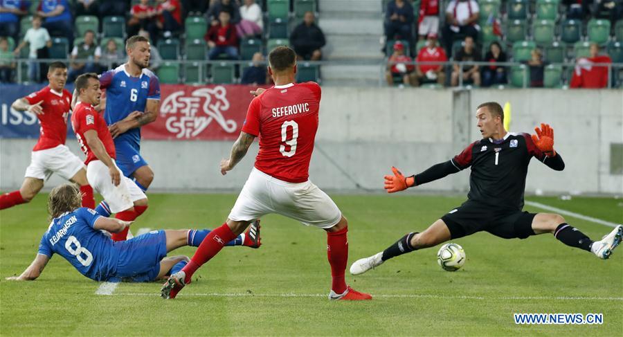 (SP)SWITZERLAND-ST. GALLEN-SOCCER-UEFA-NATIONS LEAGUE-SWITZERLAND VS ICELAND