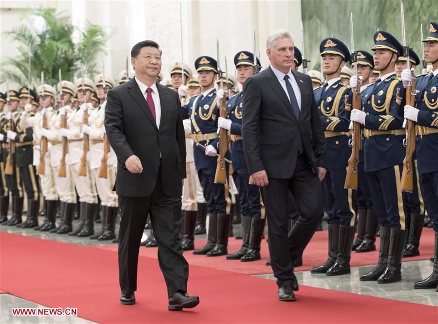 CHINA-BEIJING-XI JINPING-CUBAN PRESIDENT-TALKS (CN)