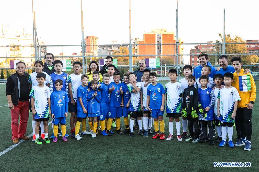 SPAIN-BARCELONA-CHINA-YOUNG FOOTBALL PLAYER