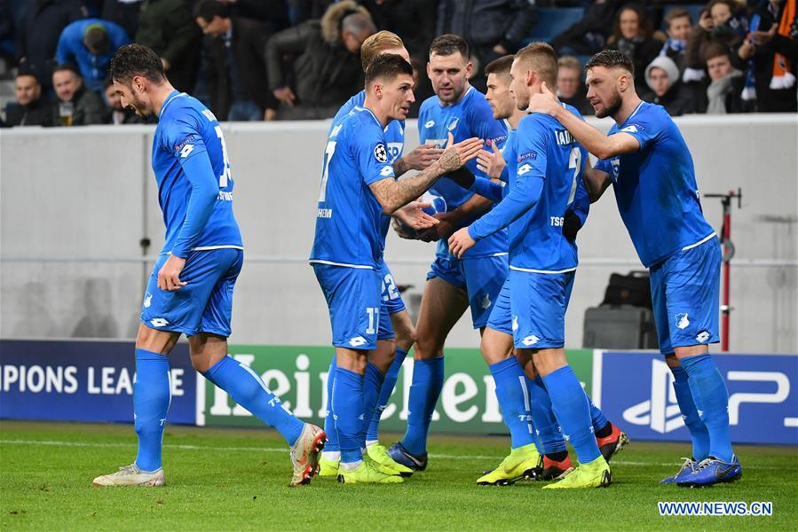 (SP)GERMANY-SINSHEIM-SOCCER-UEFA CHAMPIONS LEAGUE-HOFFENHEIM VS SHAKHTAR DONETSK