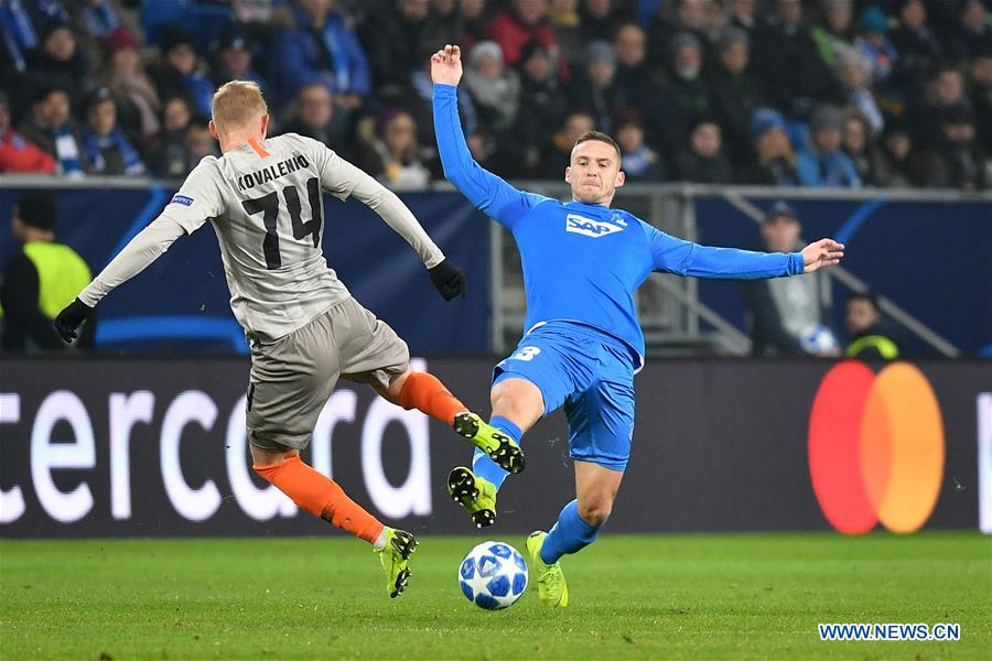 (SP)GERMANY-SINSHEIM-SOCCER-UEFA CHAMPIONS LEAGUE-HOFFENHEIM VS SHAKHTAR DONETSK