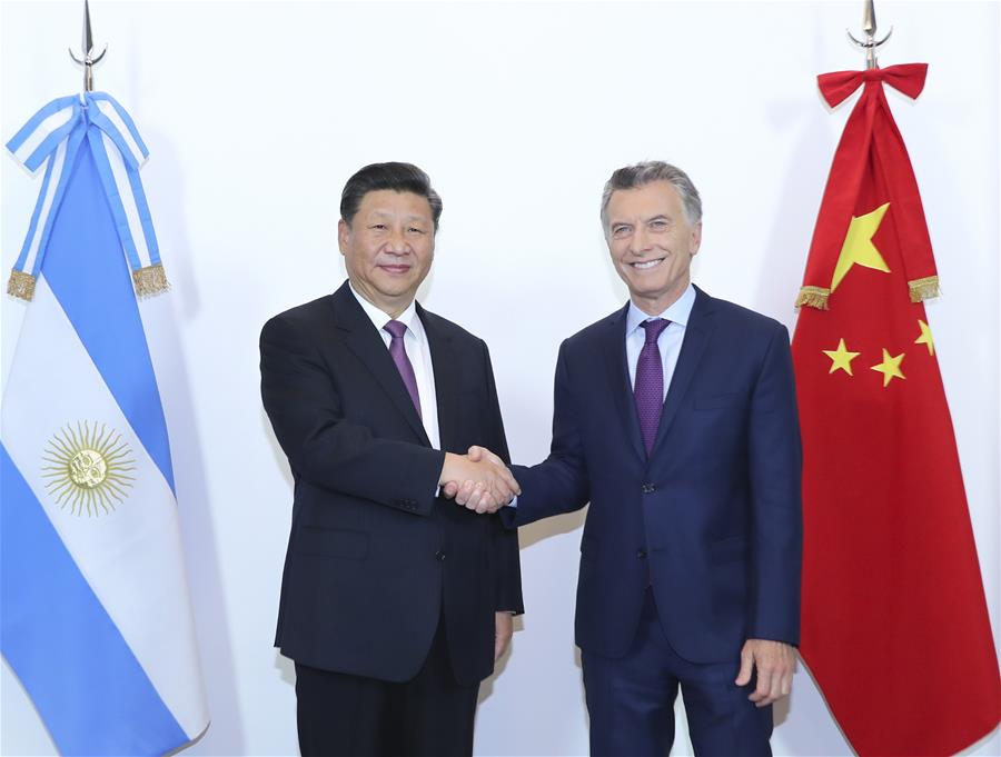 ARGENTINA-BUENOS AIRES-XI JINPING-MACRI-MEETING