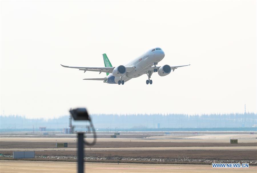 CHINA-SHANGHAI-THIRD C919-MAIDEN TEST FLIGHT (CN)