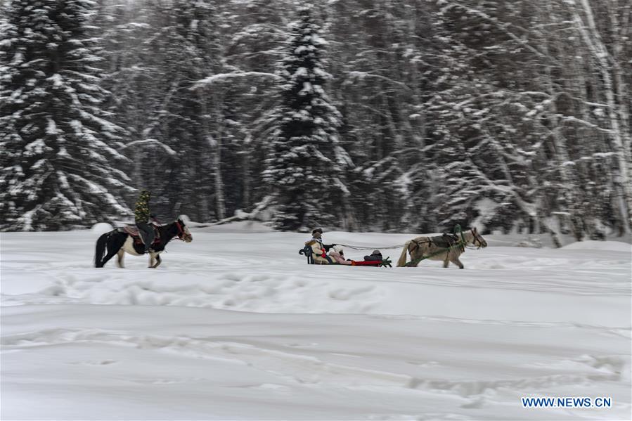 CHINA-XINJIANG-KANAS-ICE AND SNOW FESTIVAL (CN)