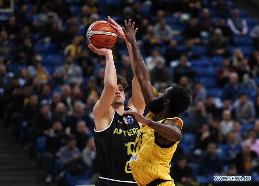 (SP)GREECE-ATHENS-BASKETBALL-CHAMPIONS LEAGUE-AEK VS TELENET GIANT ANTWERP