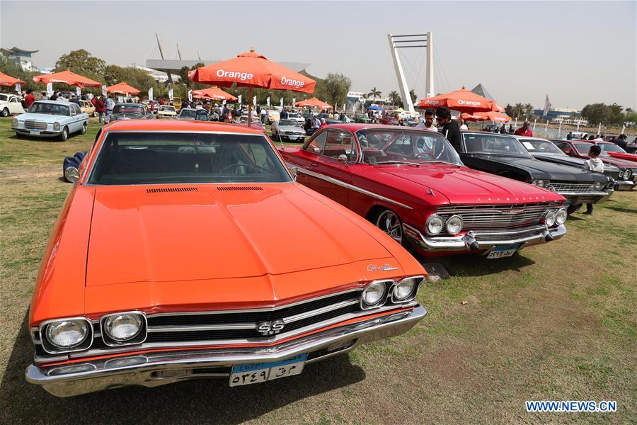 EGYPT-CAIRO-VINTAGE CAR-EXHIBITION