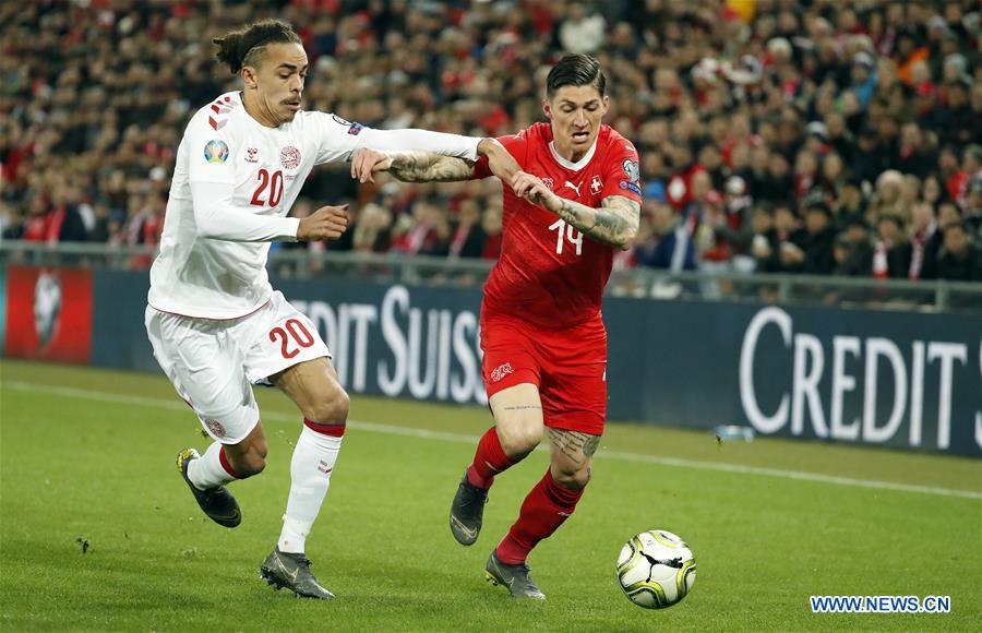 (SP)SWITZERLAND-BASEL-UEFA EURO 2020 QUALIFIER-GROUP D-SWITZERLAND VS DENMARK