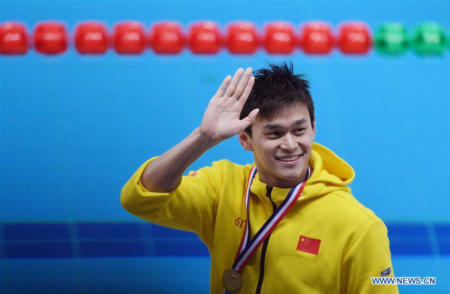 (SP)CHINA-QINGDAO-SWIMMING-NATIONAL CHAMPIONSHIPS-SUN YANG