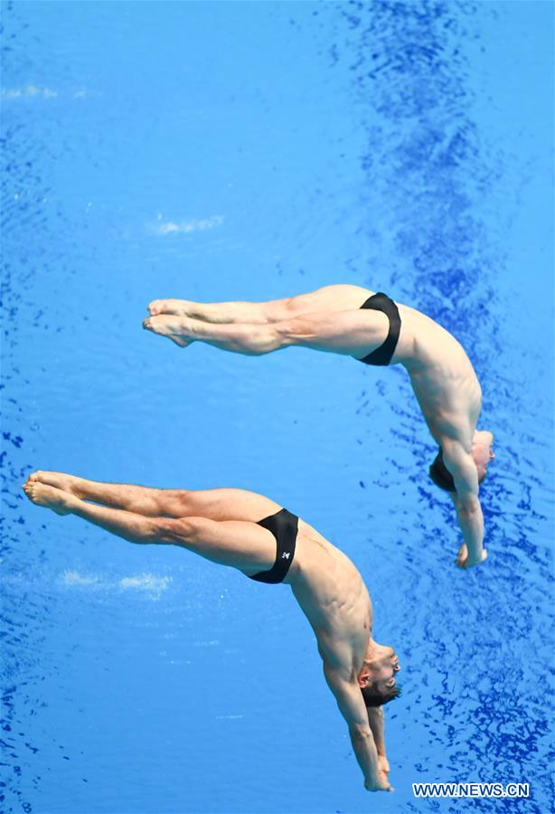 (SP)SOUTH KOREA-GWANGJU-FINA WORLD CHAMPIONSHIPS-DIVING-MEN'S 3M SPRINGBOARD SYNCHRONISED