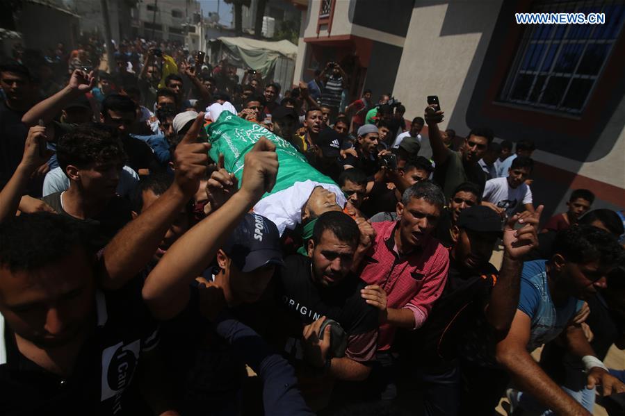 MIDEAST-GAZA-FUNERAL