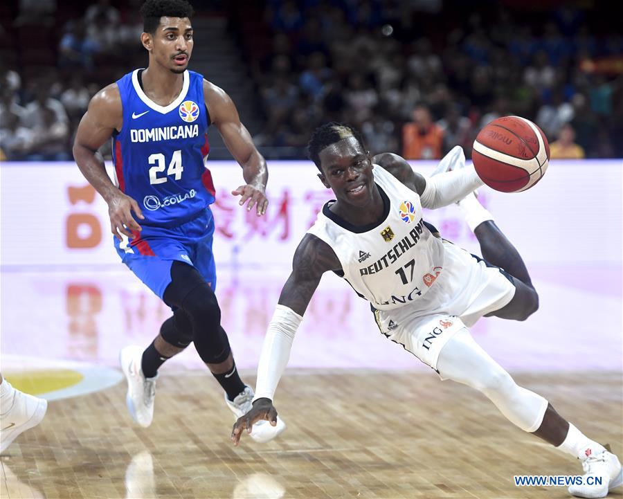 (SP)CHINA-SHENZHEN-BASKETBALL-FIBA WORLD CUP-GROUP D-GER VS DOM (CN)