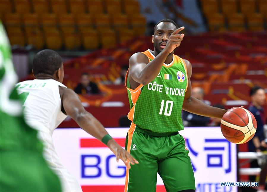 (SP)CHINA-GUANGZHOU-BASKETBALL-FIBA WORLD CUP-GROUP M-NGA VS CIV(CN)