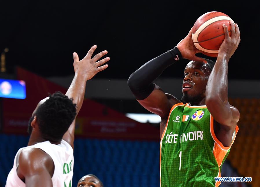 (SP)CHINA-GUANGZHOU-BASKETBALL-FIBA WORLD CUP-GROUP M-NGA VS CIV(CN)