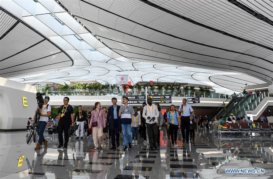 CHINA-BEIJING-NEW AIRPORT-JOURNALISTS-VISIT (CN)